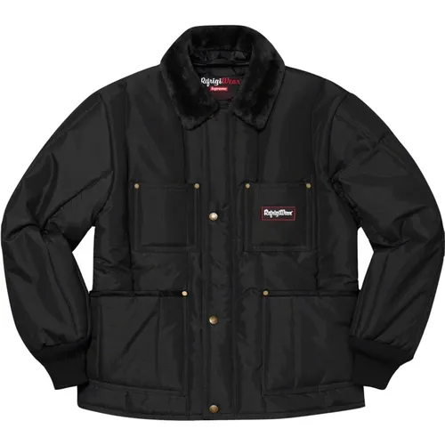 Limitierte Auflage Isolierte Iron-tuff Jacke Schwarz - Supreme - Modalova