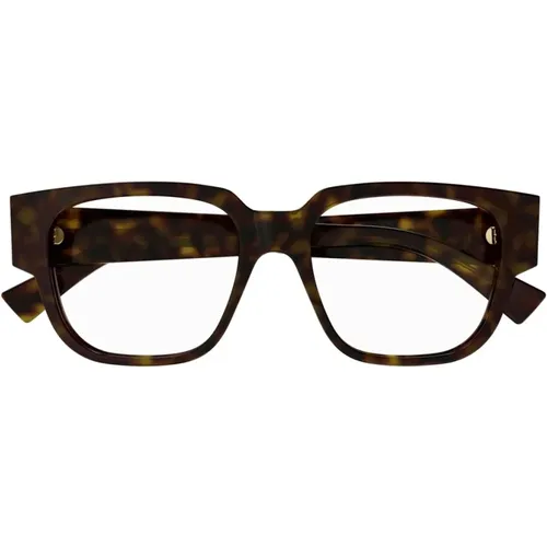 Square Frame Eyeglasses Bv1289O New Classic , female, Sizes: 52 MM - Bottega Veneta - Modalova