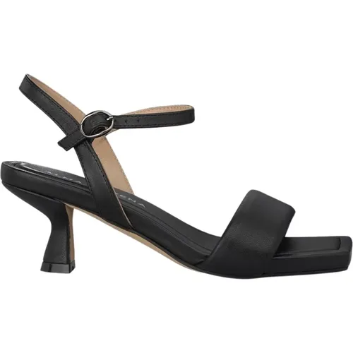 Square Toe Low Heel Sandal , female, Sizes: 6 UK, 5 UK, 7 UK, 4 UK, 9 UK - Alma en Pena - Modalova