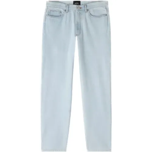 High-Waisted gebleichte Jeans , Herren, Größe: W32 - A.p.c. - Modalova