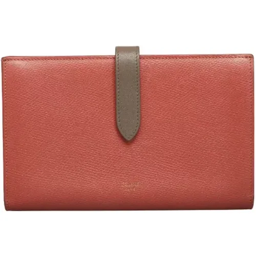 Pre-owned Leather wallets , female, Sizes: ONE SIZE - Celine Vintage - Modalova