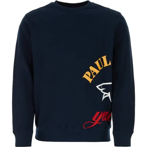 Stylischer Sweatshirt für Männer , Herren, Größe: L - PAUL & SHARK - Modalova