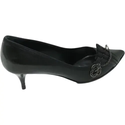 Pre-owned Leather heels , female, Sizes: 1 1/2 UK - Louis Vuitton Vintage - Modalova