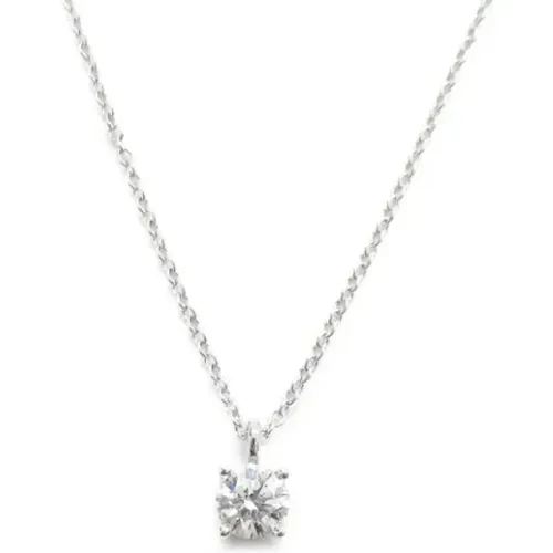 Pre-owned Platinum necklaces , female, Sizes: ONE SIZE - Tiffany & Co. Pre-owned - Modalova