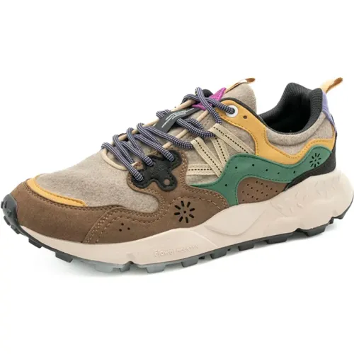 Herren Sneakers Yamano 3 Uni Kaiso , Herren, Größe: 41 EU - Flower Mountain - Modalova