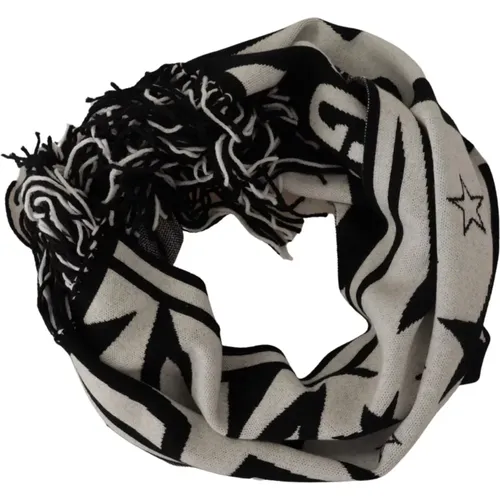 Sophisticated Monochrome Scarf , male, Sizes: ONE SIZE - Dolce & Gabbana - Modalova