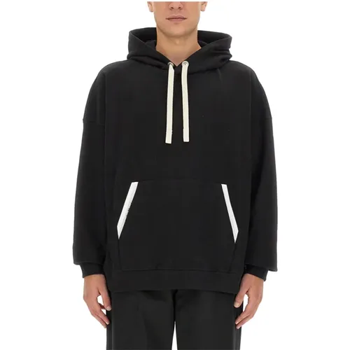 Stylischer Baumwoll-Hoodie für Männer , Herren, Größe: M - Palm Angels - Modalova