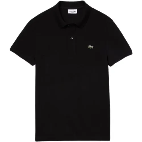 Schwarzes Poloshirt mit Iconic Logo , Herren, Größe: XS - Lacoste - Modalova