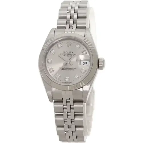 Pre-owned Stainless Steel watches , female, Sizes: ONE SIZE - Rolex Vintage - Modalova