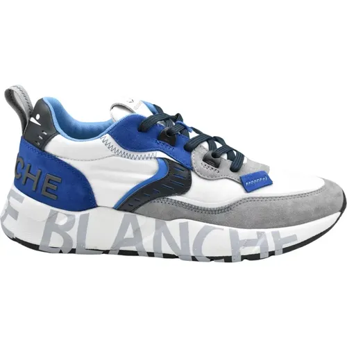 Sneaker Club01 in Gray, Blue, White, Black , male, Sizes: 11 UK - Voile blanche - Modalova