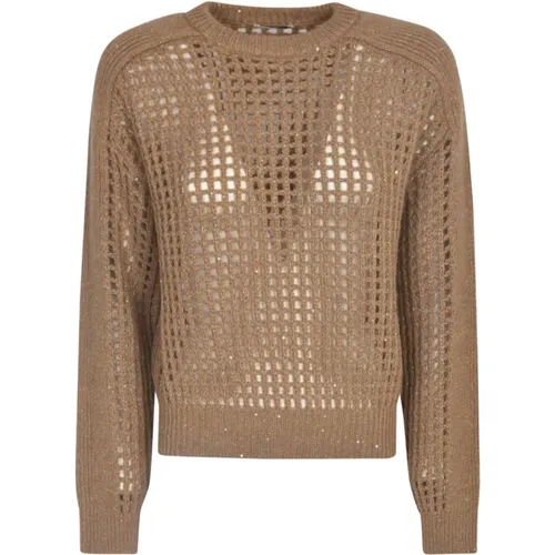 Knit Sweater Aw23 , female, Sizes: XS - BRUNELLO CUCINELLI - Modalova