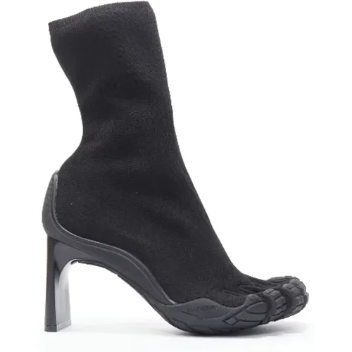Pre-owned Fabric boots , female, Sizes: 4 UK - Balenciaga Vintage - Modalova