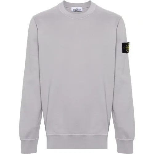 Grey Sweatshirts for Men , male, Sizes: XL, 2XL - Stone Island - Modalova