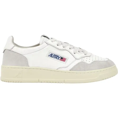 White Sneakers with Tonal Detail , female, Sizes: 6 UK - Autry - Modalova