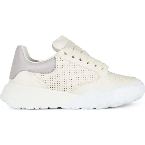 Chunky Sneakers Off White/Light Grey - alexander mcqueen - Modalova