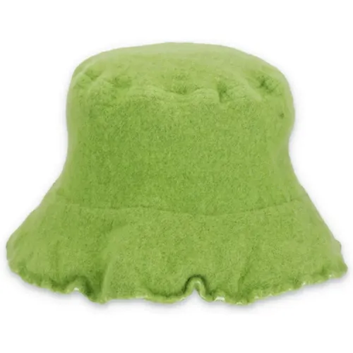 Grüner Woll-Bucket-Hut für Männer , Herren, Größe: ONE Size - Comme des Garçons - Modalova