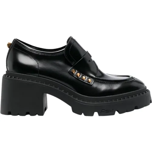 Studded Leather Loafers , female, Sizes: 3 UK, 5 UK, 4 UK, 6 UK - Ash - Modalova