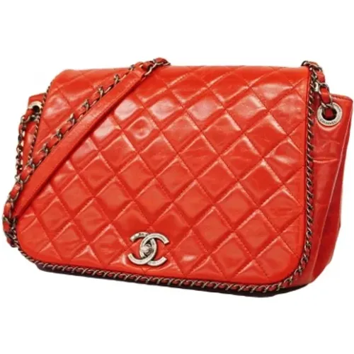 Pre-owned Leather chanel-bags , female, Sizes: ONE SIZE - Chanel Vintage - Modalova