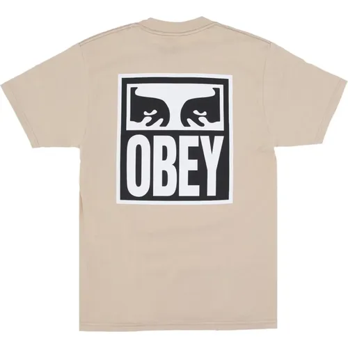 Streetwear Eyes Icon 2 T-Shirt , Herren, Größe: 2XL - Obey - Modalova