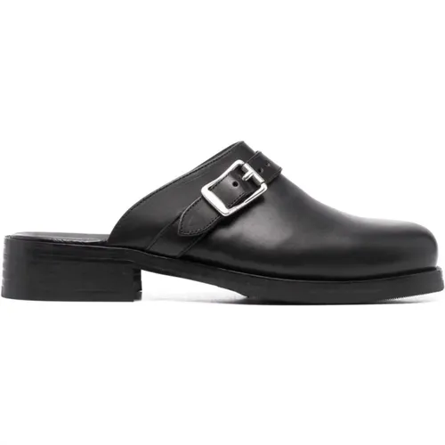 Leather Mule Flat Shoes , male, Sizes: 11 UK, 7 UK, 8 UK, 10 UK, 9 UK, 6 UK - Our Legacy - Modalova