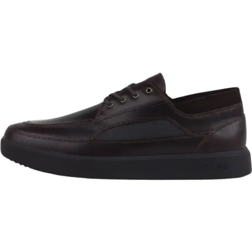 Monterey Leather and Cotton Sneakers , male, Sizes: 6 UK - Clae - Modalova