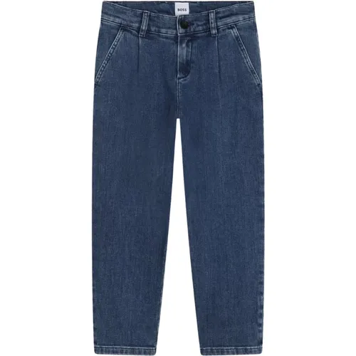 Blaue Denim-Jeans für Kinder - Hugo Boss - Modalova