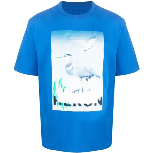 Lässiges Baumwoll-T-Shirt , Herren, Größe: 2XL - Heron Preston - Modalova