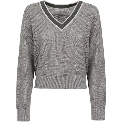 Stylish Women's Sweater , female, Sizes: S - BRUNELLO CUCINELLI - Modalova