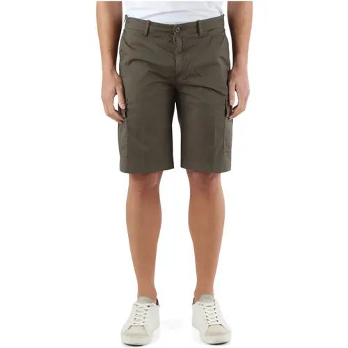 Stretch cotton cargo shorts , male, Sizes: M, 2XL, L - At.P.Co - Modalova