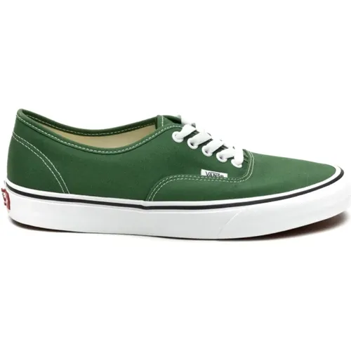 Grüne Sneakers Authentisch , Herren, Größe: 45 EU - Vans - Modalova