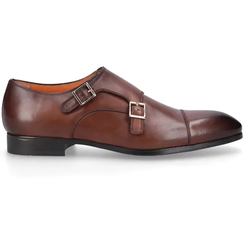 Business Shoes , male, Sizes: 10 UK, 8 UK, 9 UK, 9 1/2 UK - Santoni - Modalova