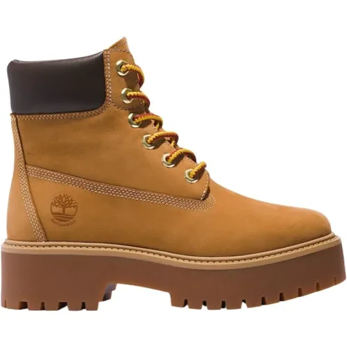 Stone Street Waterproof Lace-Up Boots , female, Sizes: 4 UK - Timberland - Modalova