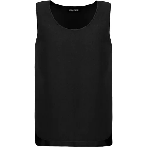 Sleeveless Casual Top Modern Chic , female, Sizes: L, S, XL, XS, M - Emporio Armani - Modalova