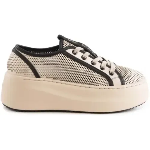 Leather Lace-up Wave Sneakers , female, Sizes: 7 UK, 8 UK - Vic Matié - Modalova