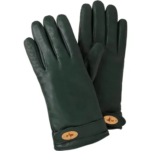 Darley Gloves, Leather , female, Sizes: 6 1/2 IN, 7 IN, 7 1/2 IN - Mulberry - Modalova