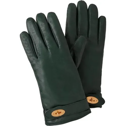 Darley Gloves, Leather , female, Sizes: 6 1/2 IN, 8 IN, 7 IN, 7 1/2 IN - Mulberry - Modalova