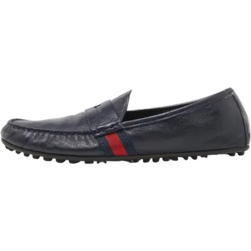 Pre-owned Leather flats , male, Sizes: 7 UK - Gucci Vintage - Modalova