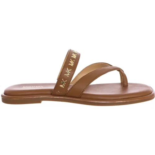 Flat Sandalen , Damen, Größe: 38 EU - Michael Kors - Modalova