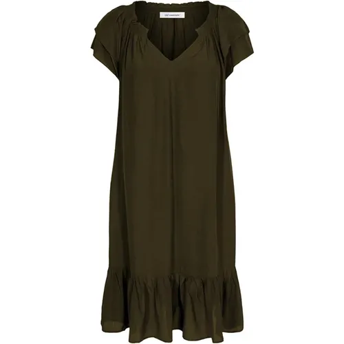 Sunrisecc Crop Dress Dark Army , female, Sizes: L, XL - Co'Couture - Modalova
