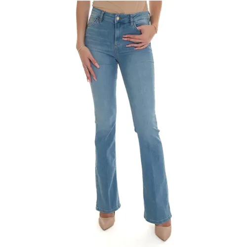Denim Bell Bottom Jeans , female, Sizes: W25, W33 - Liu Jo - Modalova