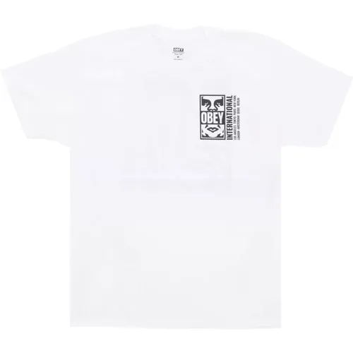 Icon Split Classic Tee White Obey - Obey - Modalova