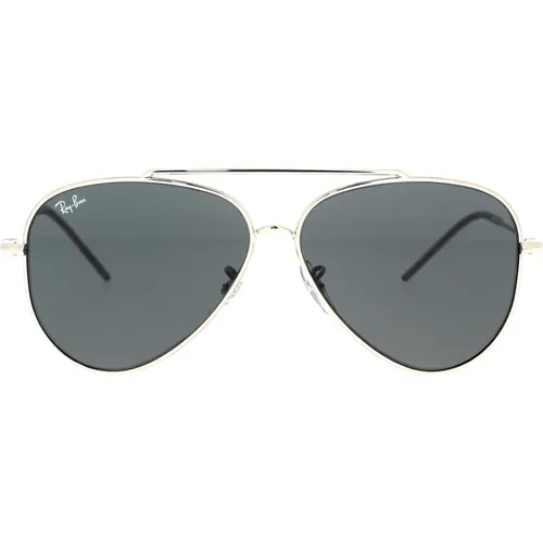 Revolutionäre Sonnenbrille mit Aviator-Gestell und dunkelgrauen Gläsern , Herren, Größe: 59 MM - Ray-Ban - Modalova