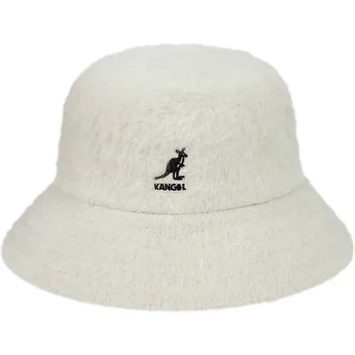 Ivory angora blend Furgora Bucket hat , unisex, Sizes: L - Kangol - Modalova