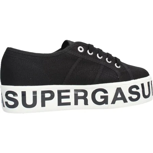 Canvas Wedge Sneaker mit vulkanisierter Gummisohle - Superga - Modalova