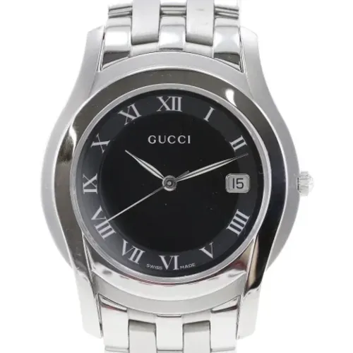 Pre-owned Stainless Steel watches , female, Sizes: ONE SIZE - Gucci Vintage - Modalova