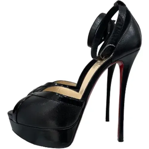 Pre-owned Leather heels , female, Sizes: 6 UK - Christian Louboutin Pre-owned - Modalova