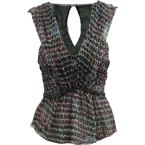 Pre-owned Silk tops , female, Sizes: S - Isabel Marant Pre-owned - Modalova