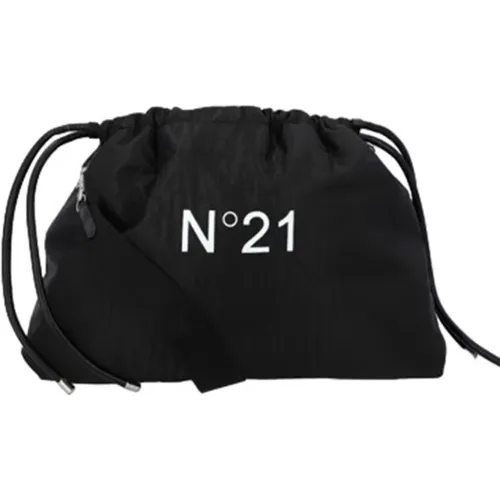 Nylon Bucket Crossbody Hand Bag , female, Sizes: ONE SIZE - N21 - Modalova