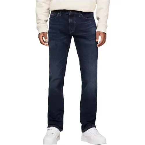 Scanton Slim Jeans , male, Sizes: W34 L32, W29 L32, W38 L32, W30 L32, W33 L32, W32 L32, W31 L32 - Tommy Hilfiger - Modalova