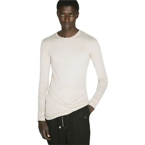 Schichtiger Langarm-Crewneck-T-Shirt , Herren, Größe: 2XL - Rick Owens - Modalova